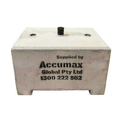 Relocatable Concrete Sign Block
