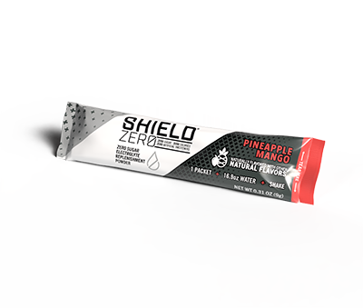 SHIELD Zero Electrolyte Powder Single Serve Sachets – 100 Pack 15 SWRD ShieldZEROPacket Single PineMango