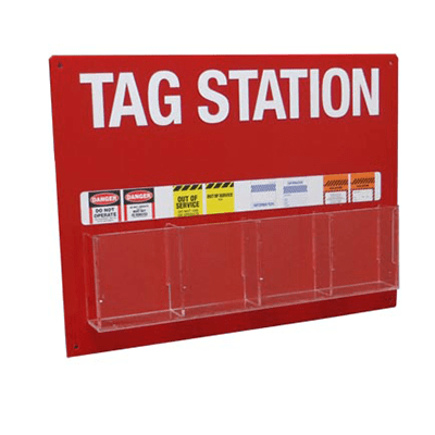 Tag Station - Wall Mount 6 MAX TGST4 Single Tier Tag Station Web 1