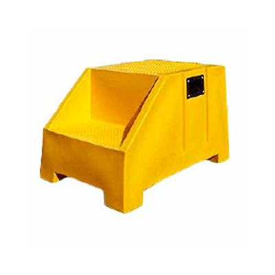 RSPL600 Safety Step 2 Step Rectangular Yellow Web 1