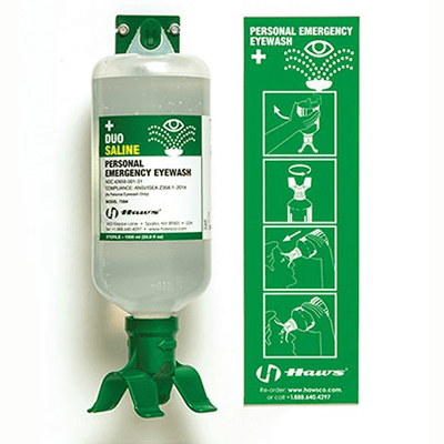 Wall-Mounted Eyewash Station 9 AM H7543 Saline Personal Eyewash Station Web 1