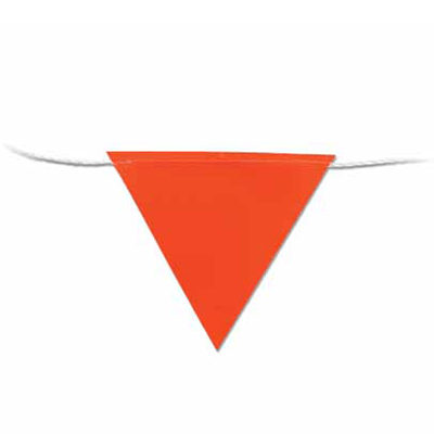 Flag Bunting – 100m – Orange