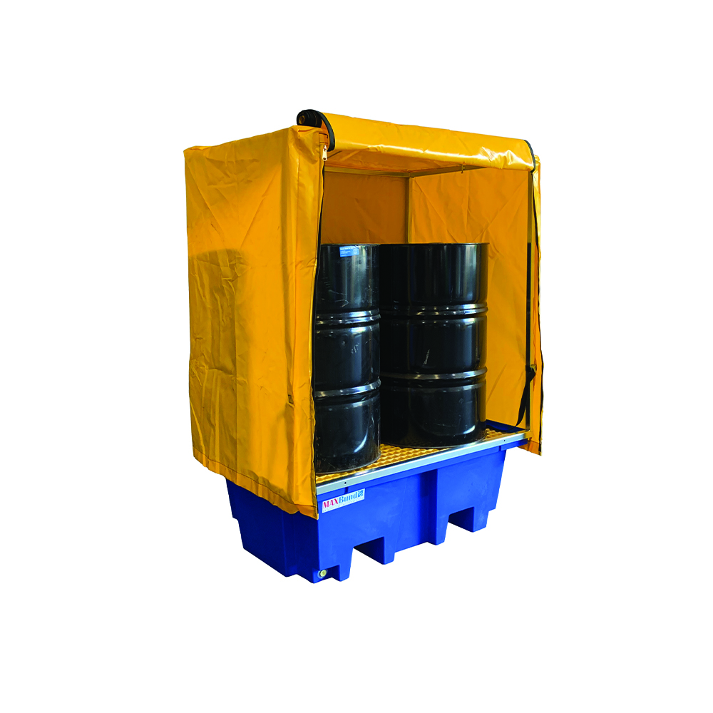 PVC Cover and Galvanised Frame To Suit Bunded Pallet 2 MXP6501